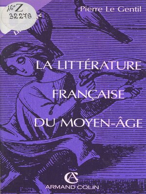 cover image of La littérature française du Moyen-Âge